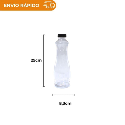 GARRAFA CRISTAL C/TAMPA 800ML - G 3580 - CX C/35