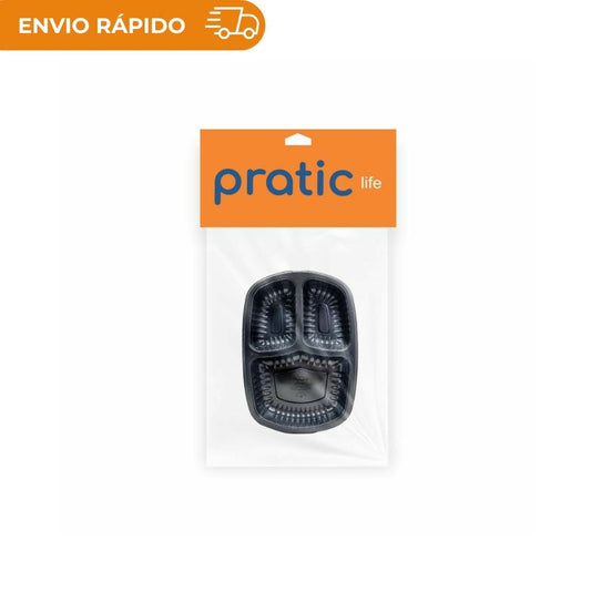 BANDEJA REF. 3DIV PT 850ML - PL 331 SF - PC C/10