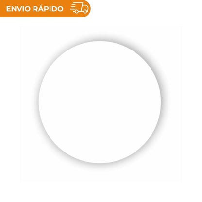 DISCO ISOPOR BRANCO 20CM. - FD C/2X200