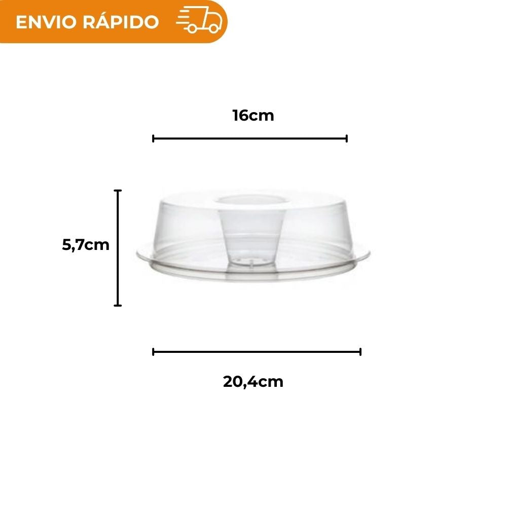 FORMA PUDIM C/TAMPA 1100ML - PW53 TWH. - CX C/8X4