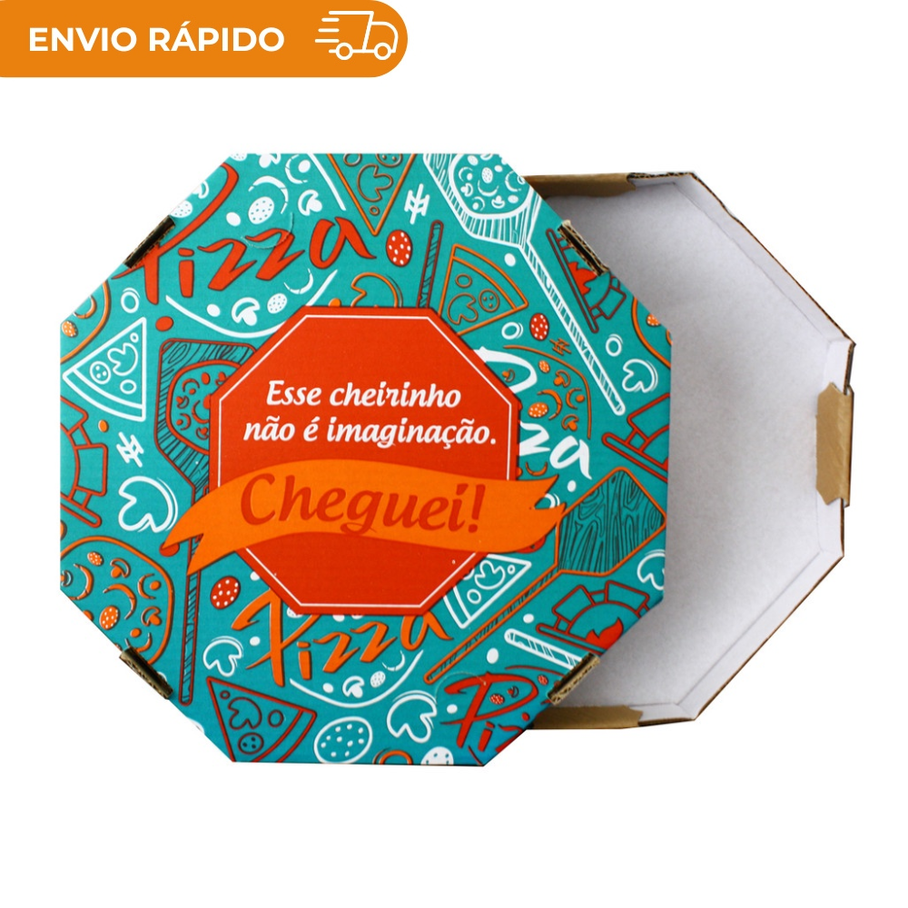 EMB. P/PIZZA 35CM BRANCA IMPRESSA PLUS - PC C/25