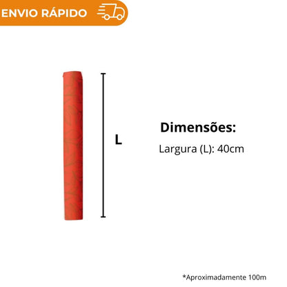 BOBINA DE PAPEL PRESENTE FLORES - 40CM