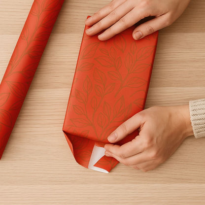 BOBINA DE PAPEL PRESENTE FLORES - 40CM