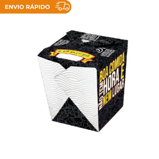 Embalagem Box Refeição Preta 500mls - Pacote com 50 Unidades