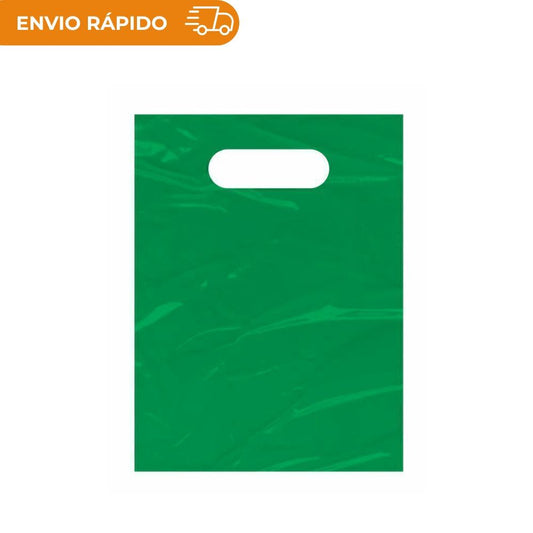 SACOLA BOCA DE PALHACO 20X30 VERDE - PC C/50