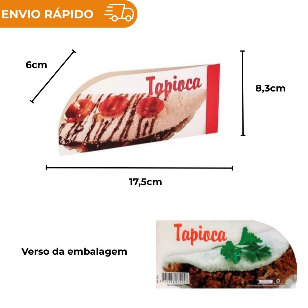 EMBALAGEM PARA TAPIOCA BALCAO - PC C/50