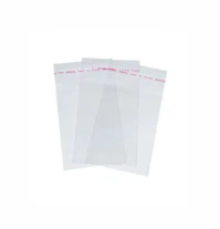 SACO ADESIVADO BOPP 8,5X12CM+3CM - PC C/100