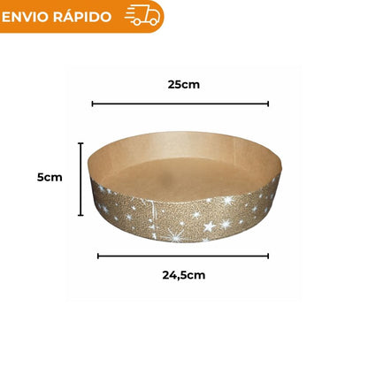 FORMA FORNEAVEL GALLUP 25 KRAFT DECORADA - PC C/50