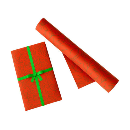 BOBINA DE PAPEL PRESENTE FLORES - 40CM