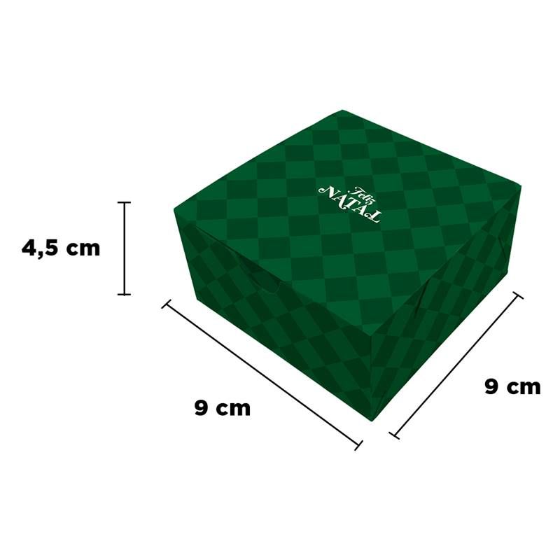 CAIXA 4 DOCES NATAL ORIGEM VERDE - UN