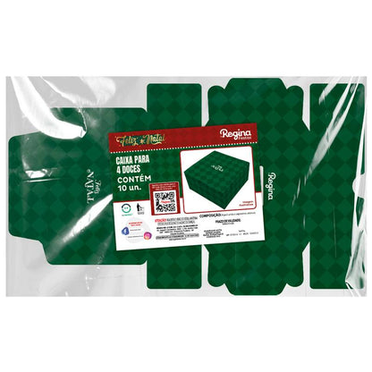 CAIXA 4 DOCES NATAL ORIGEM VERDE - UN