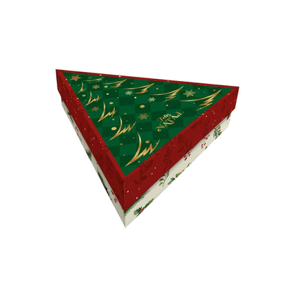 CAIXA 6 DOCES TRIANGULAR ÁRVORE DE NATAL - UN