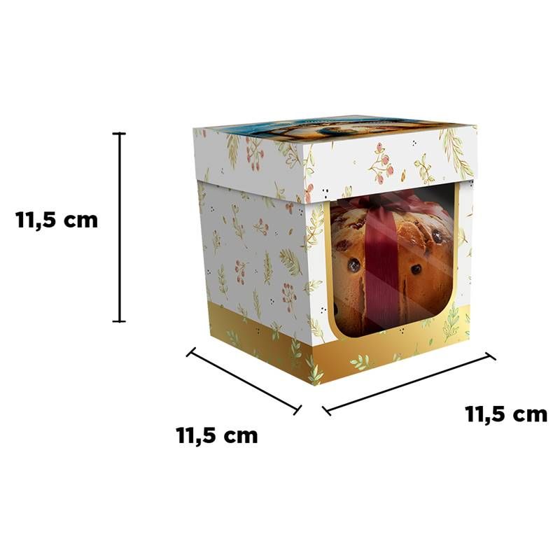 CAIXA MINI PANETONE C/VISOR ESPERANÇA - UN