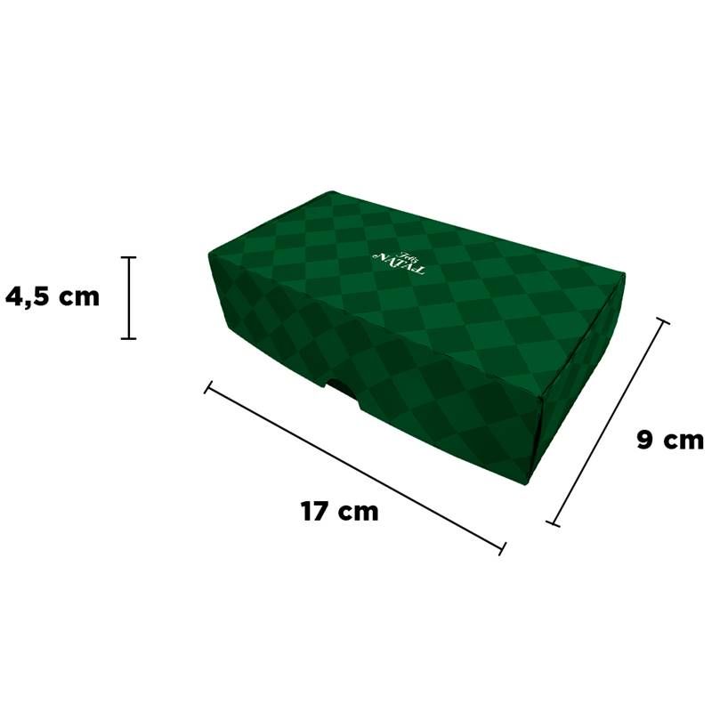 CAIXA 8 DOCES NATAL ORIGEM VERDE - UN