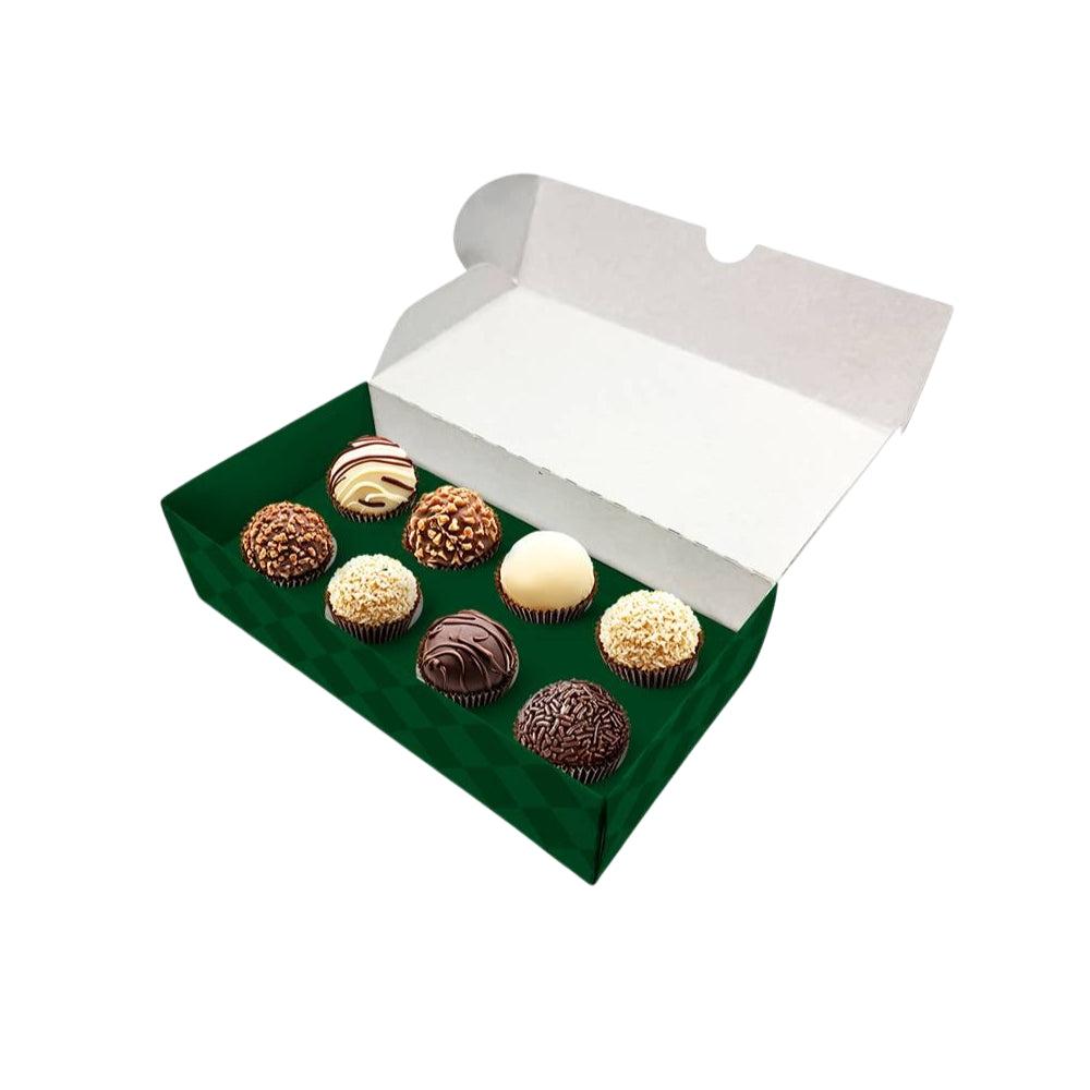 CAIXA 8 DOCES NATAL ORIGEM VERDE - UN