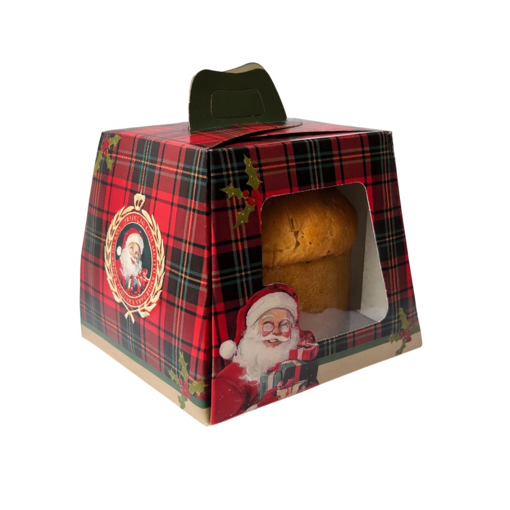 CAIXA PARA PANETONE COM VISOR MAGIA INFINITA 100G