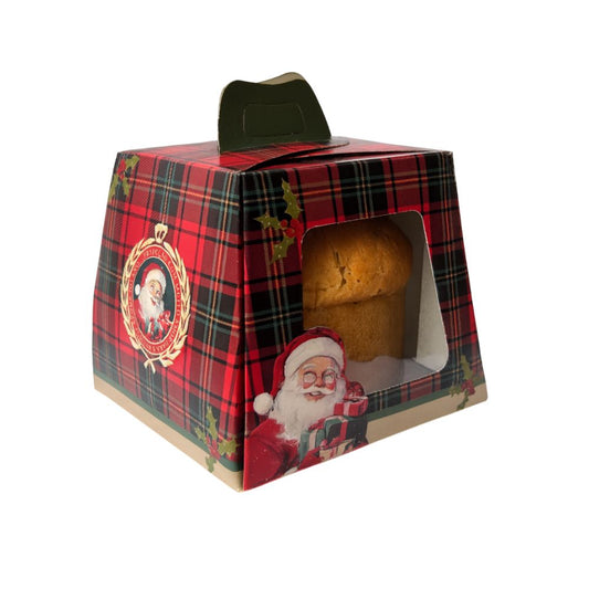 CAIXA PARA PANETONE COM VISOR MAGIA INFINITA 100G