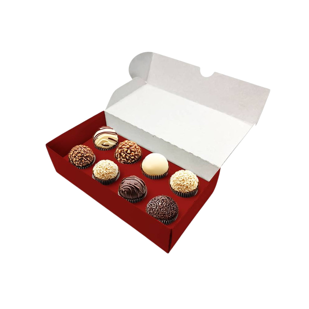 CAIXA 8 DOCES NATAL ORIGEM VERMELHO - UN