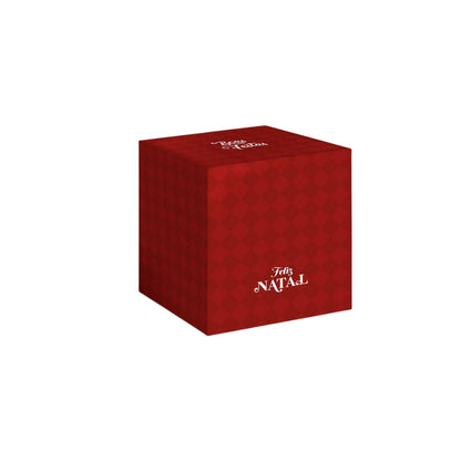CAIXA PANETONE NATAL ORIGEM VERMELHO - UN