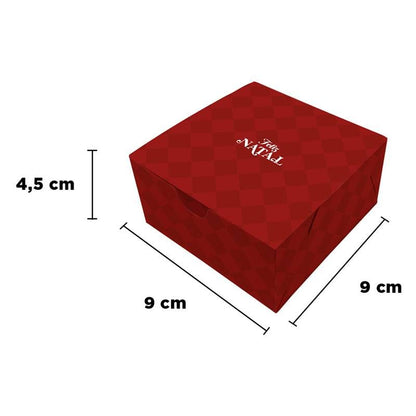 CAIXA 4 DOCES NATAL ORIGEM VERMELHA - UN