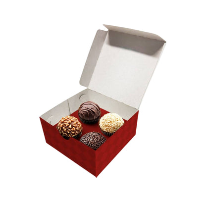 CAIXA 4 DOCES NATAL ORIGEM VERMELHA - UN
