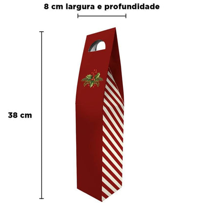 CAIXA PRESENTE BEBIDA ENVELOPE NATAL - UN