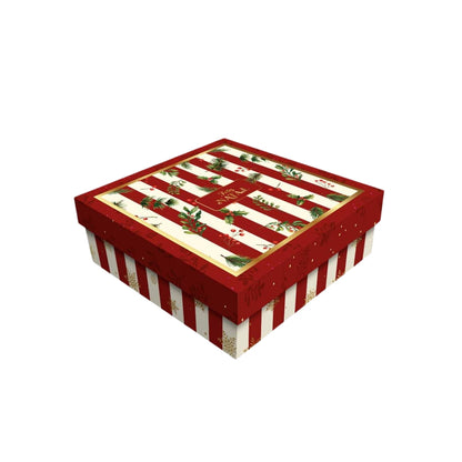 CAIXA PRESENTE QUADRADA 17X17X5 NATAL - UN