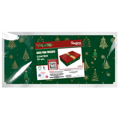 CAIXA PRESENTE C/TAMPA 20X15X7 NATAL