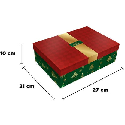 CAIXA PRESENTE C/TAMPA 27X21X10 NATAL