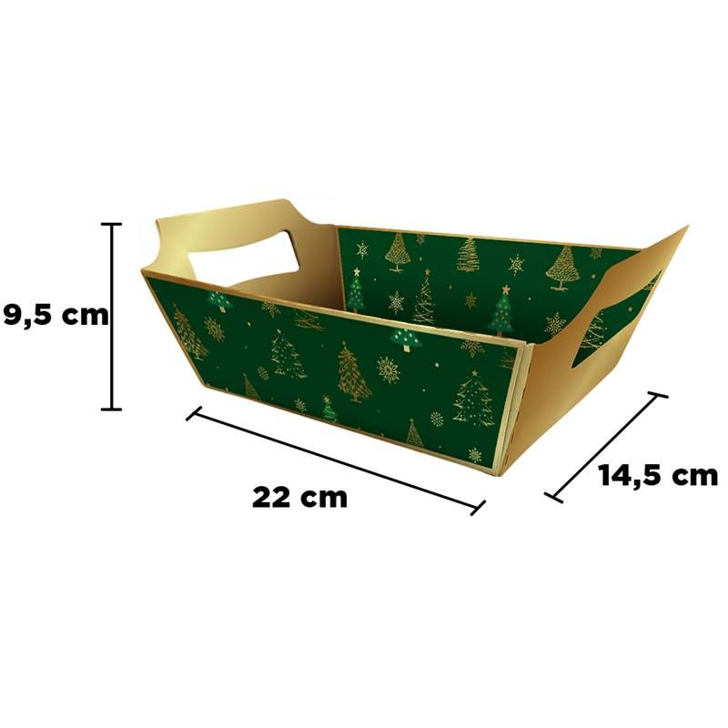 CESTA RIGÍDA P/PRESENTE NATAL - UN