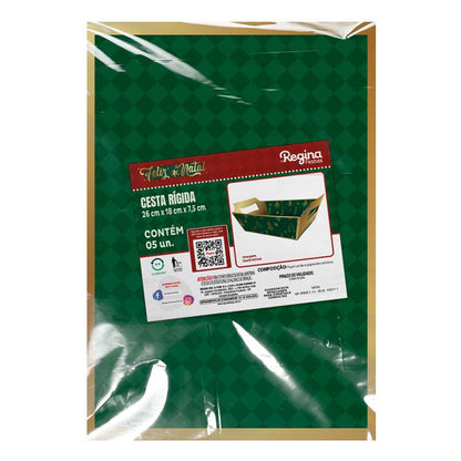 CESTA RIGÍDA P/PRESENTE NATAL - UN