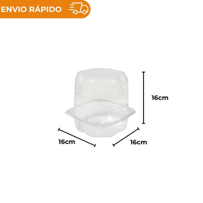 EMBALAGEM PET PANETONE  - G 33 - PC C/5