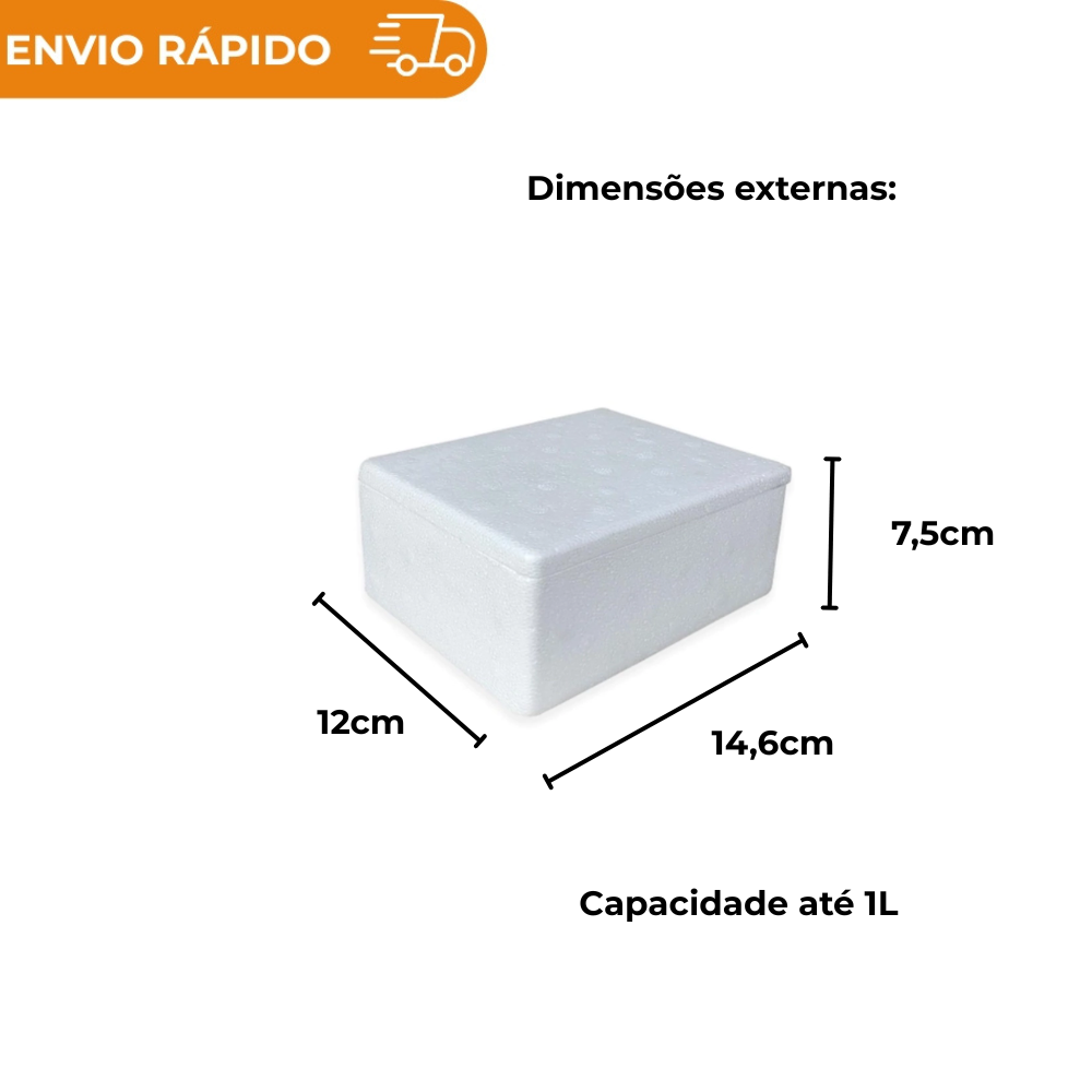 Caixa de Isopor Térmica EPS Tamanhos Variados