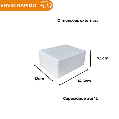 Caixa de Isopor Térmica EPS Tamanhos Variados