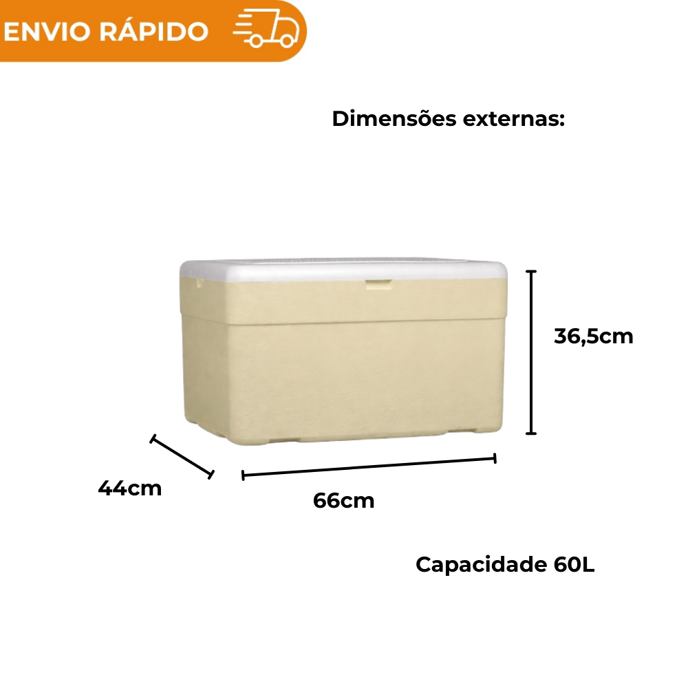 Caixa de Isopor Térmica EPS Tamanhos Variados