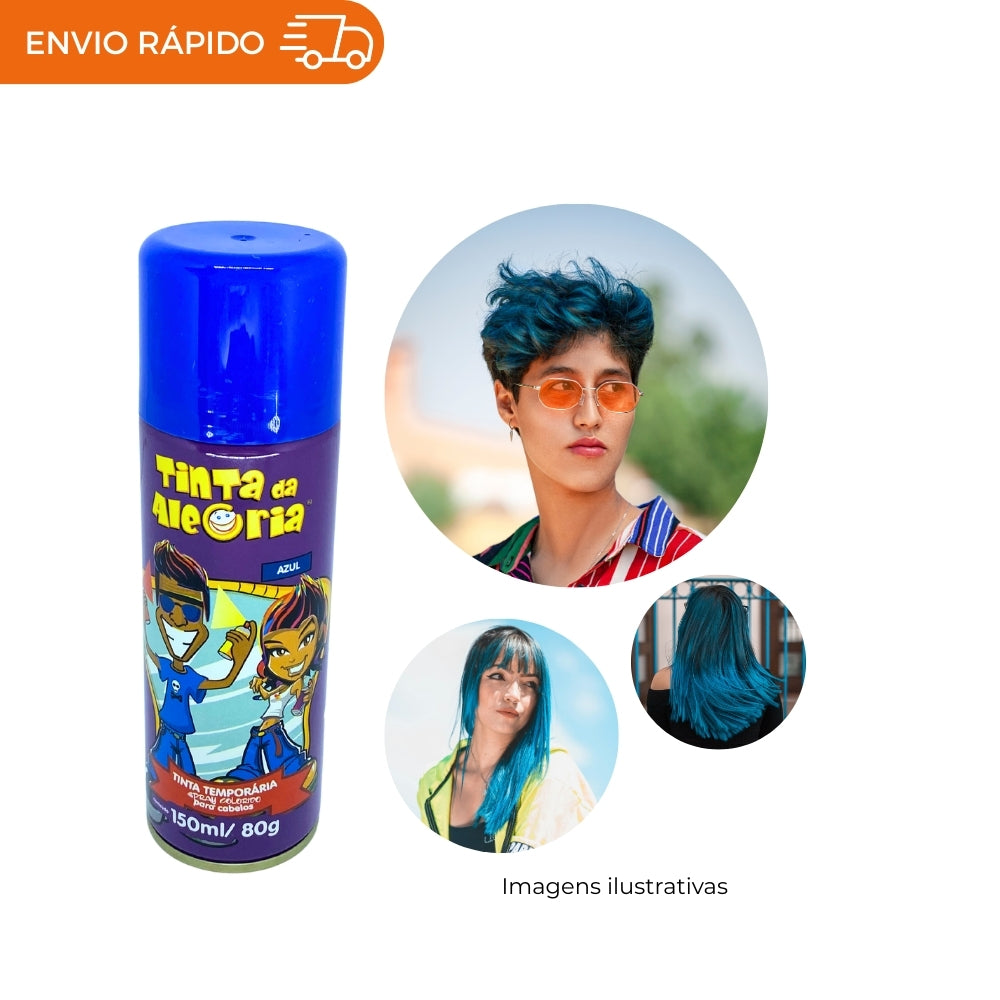TINTA SPRAY P/CABELO 150ML - UNIDADE