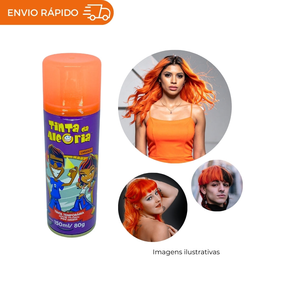 TINTA SPRAY P/CABELO 150ML - UNIDADE