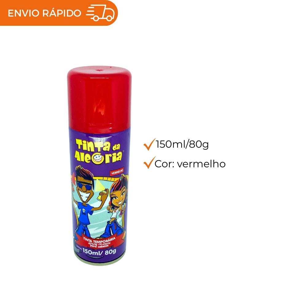 TINTA SPRAY P/CABELO 150ML - UNIDADE