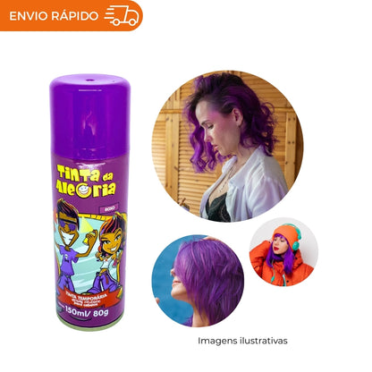 TINTA SPRAY P/CABELO 150ML - UNIDADE