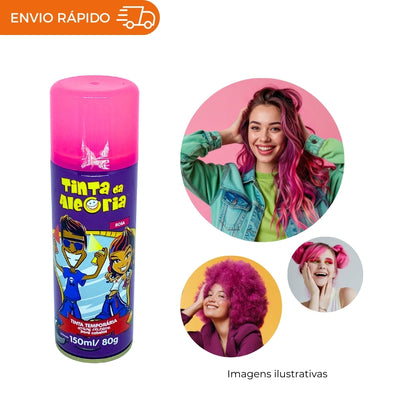 TINTA SPRAY P/CABELO 150ML - UNIDADE