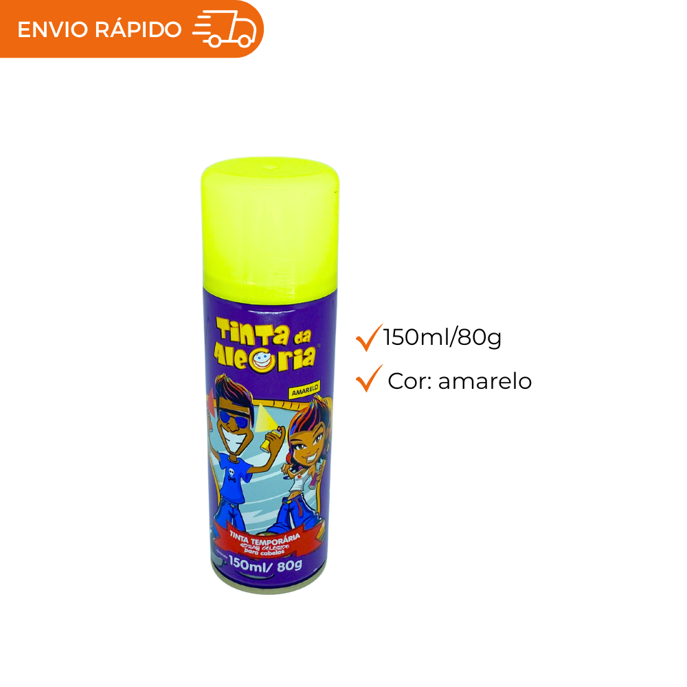 TINTA SPRAY P/CABELO 150ML - UNIDADE