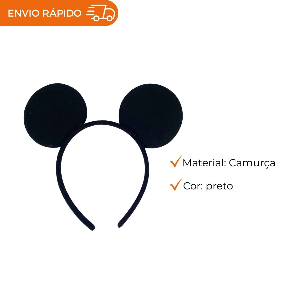 TIARA RATINHO ORELHAS MICKEY  - UNIDADE