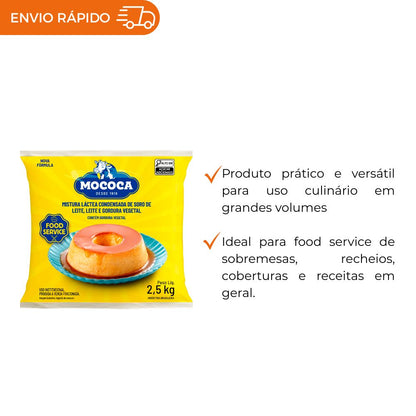 MISTURA LÁCTEA CONDENSADA MOCOCA BAG 2,5KG