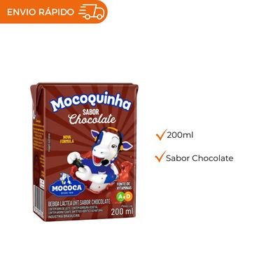 BEBIDA LACTEA MOCOQUINHA CHOCOLATE - 200ML