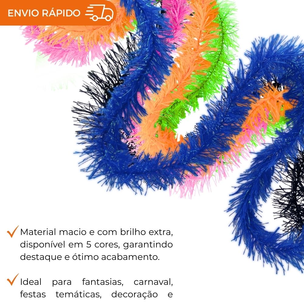 MARABU LIGHT 1,50M VERDE LIMÃO / AZUL ROYAL / LARANJA / ROSA CHICLETE / PRETO - 5 UNIDADES POR PACOTE