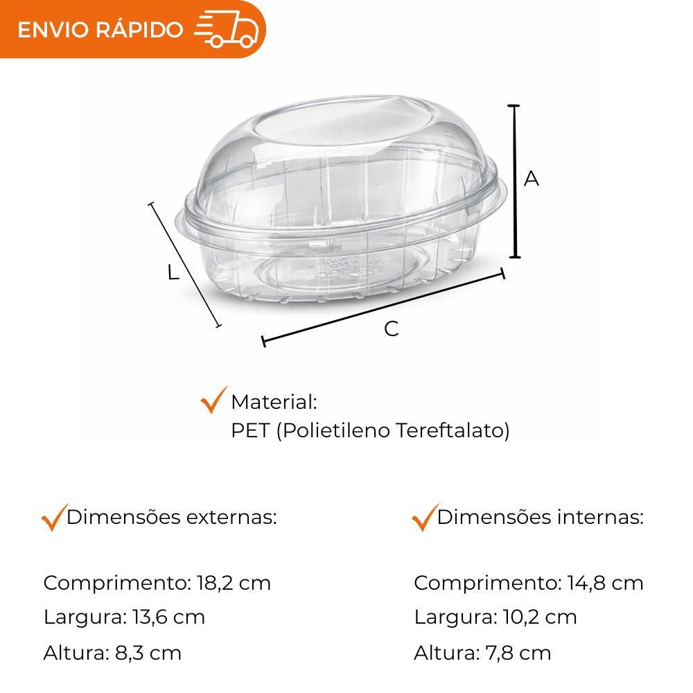 EMBALAGEM PET COLOMBA 1000ML - G 34P - CX C/150