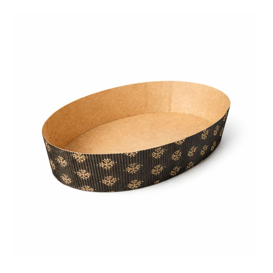 FORMA FORNEAVEL OVAL MICRO DECORADA 300G - PC C/50