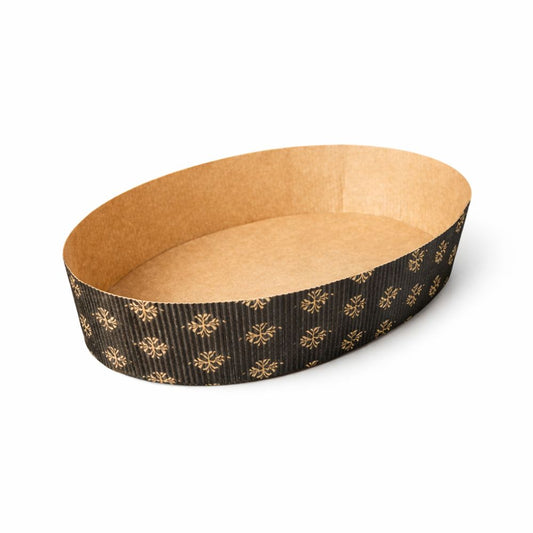 FORMA FORNEAVEL OVAL MICRO DECORADA 500G - PC C/50