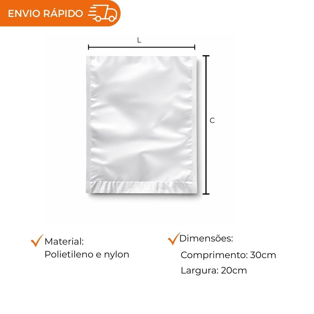 SACO A VACUO - 20X30. - PC C/1000