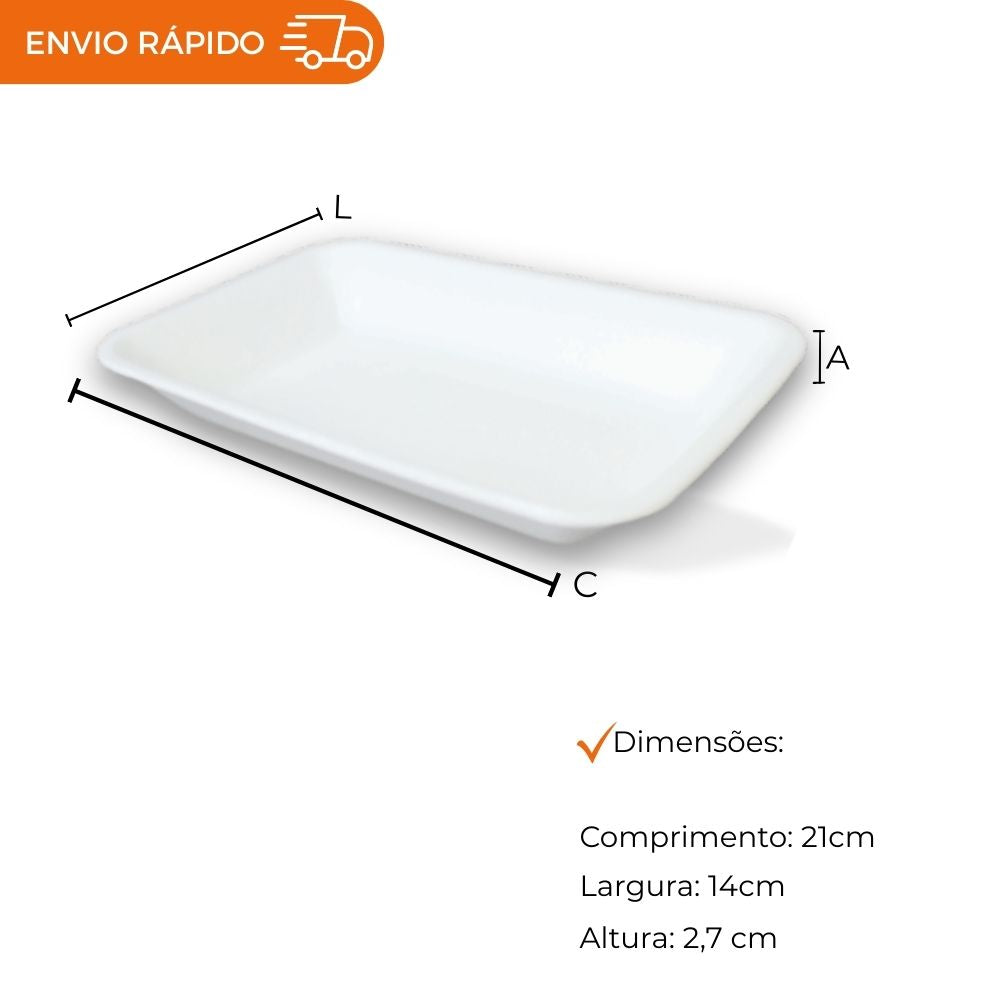 BANDEJA B2 FUNDA BRANCA - B2F - FD C/4X100